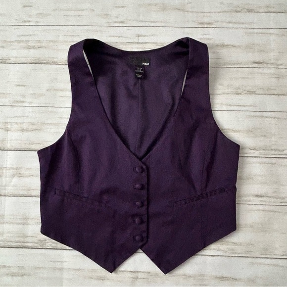 H&M Purple Vest | Size 14 - Picture 1 of 4